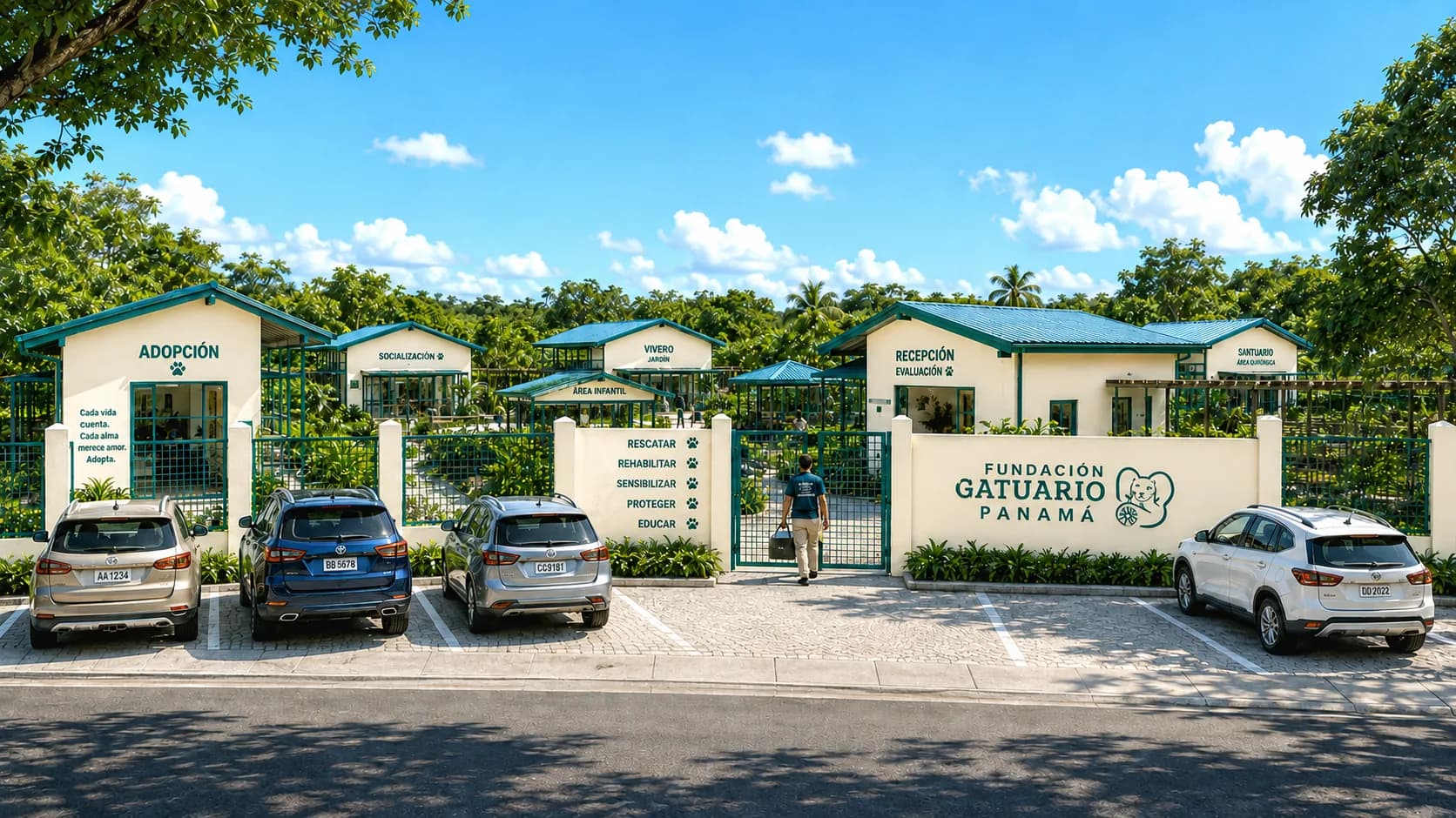 Render conceptual del Campus Gatuario