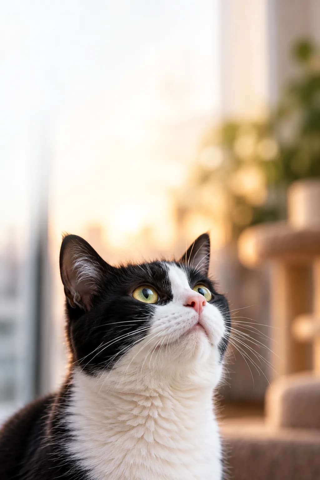 Gato listo para una nueva etapa de vida